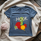 Hook Worm Lady V-neck