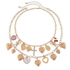 Indie Kid Layered Pendant Necklace