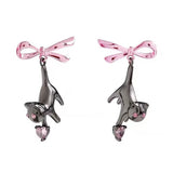 Kitten & Bow Earrings