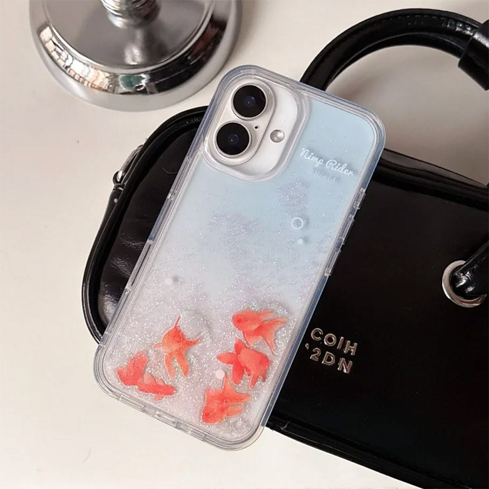 Koi Fish Glitter iPhone Case