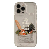 Life Sucks iPhone Case