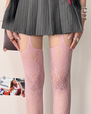Dangerous Pretty Suspender Tights