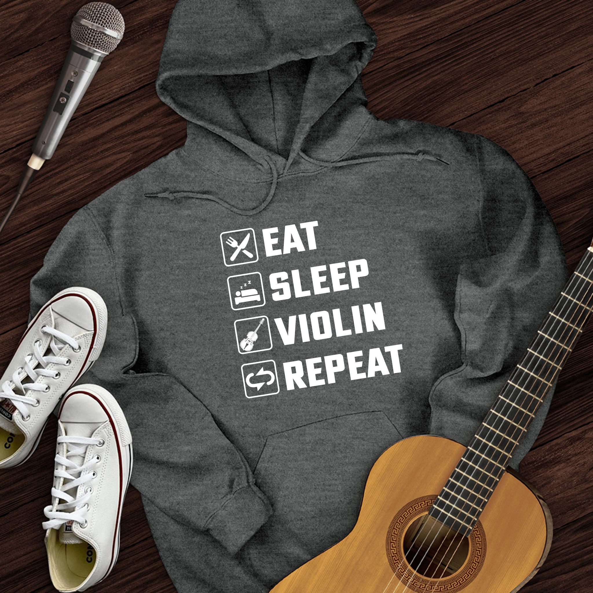Eat, Sleep, Violin, Repeat Hoodie