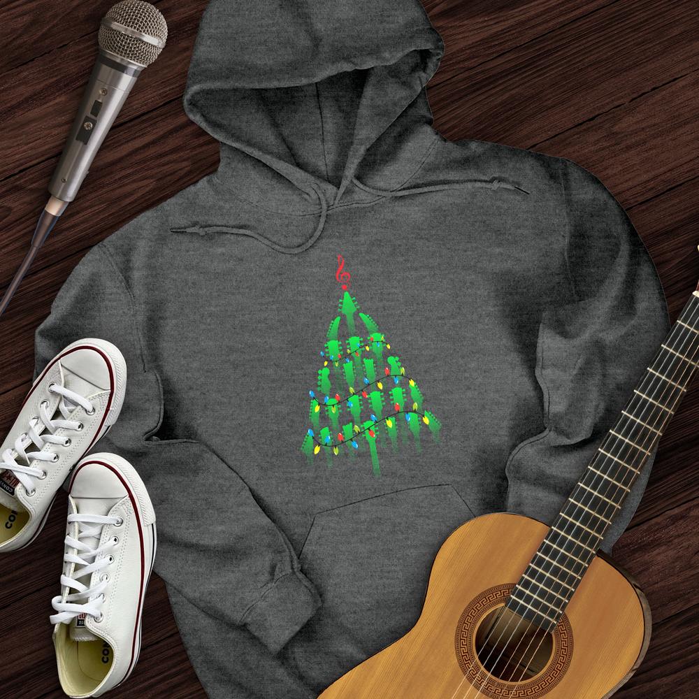Guitar Christmas Tree Hoodie