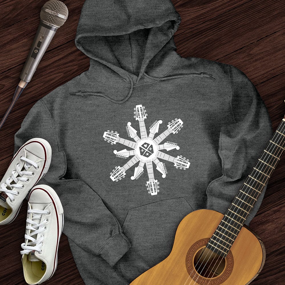 Guitar Snowflake Hoodie