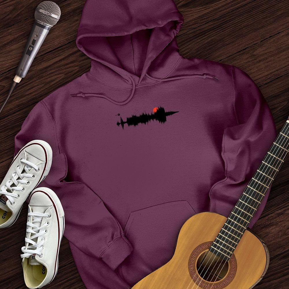 Beach Sound Waves Hoodie