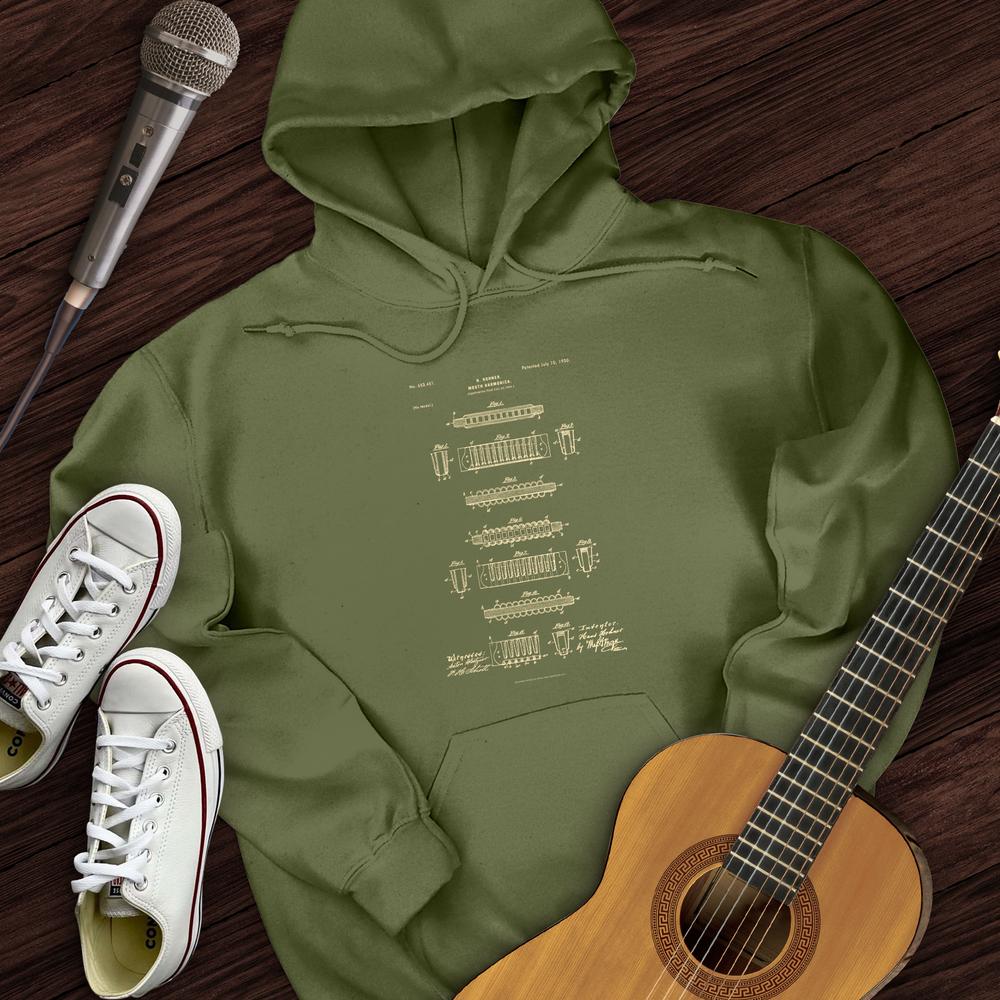 Harmonica Patent Hoodie