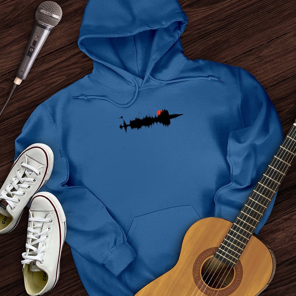 Beach Sound Waves Hoodie