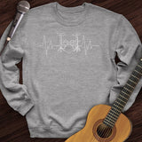 Drummer Heartbeat Crewneck