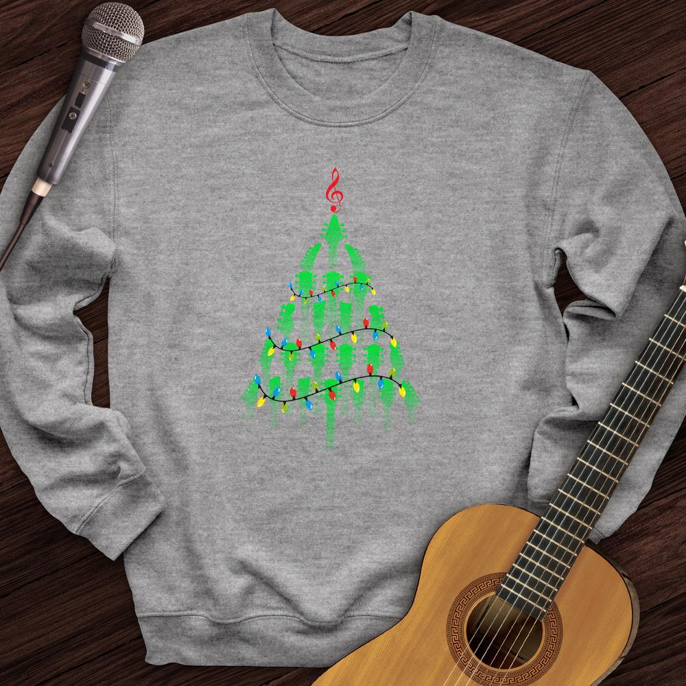 Guitar Christmas Tree Crewneck