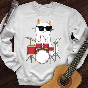 Drummer Cat Crewneck