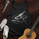 Guitar Sketch Tank Top