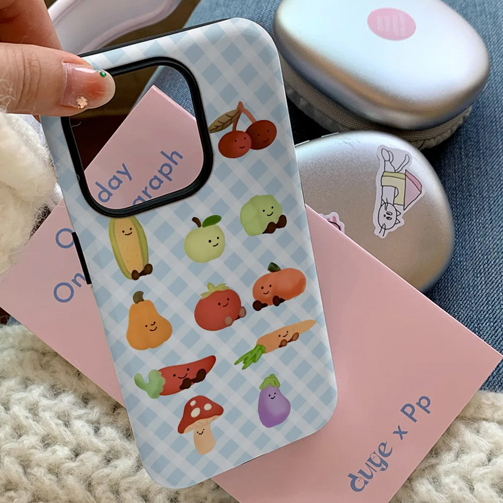 Provence Picnic Gingham iPhone Case