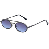 Retro Oval Frame Sunglasses