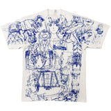 Sketch Anime Print T-Shirt