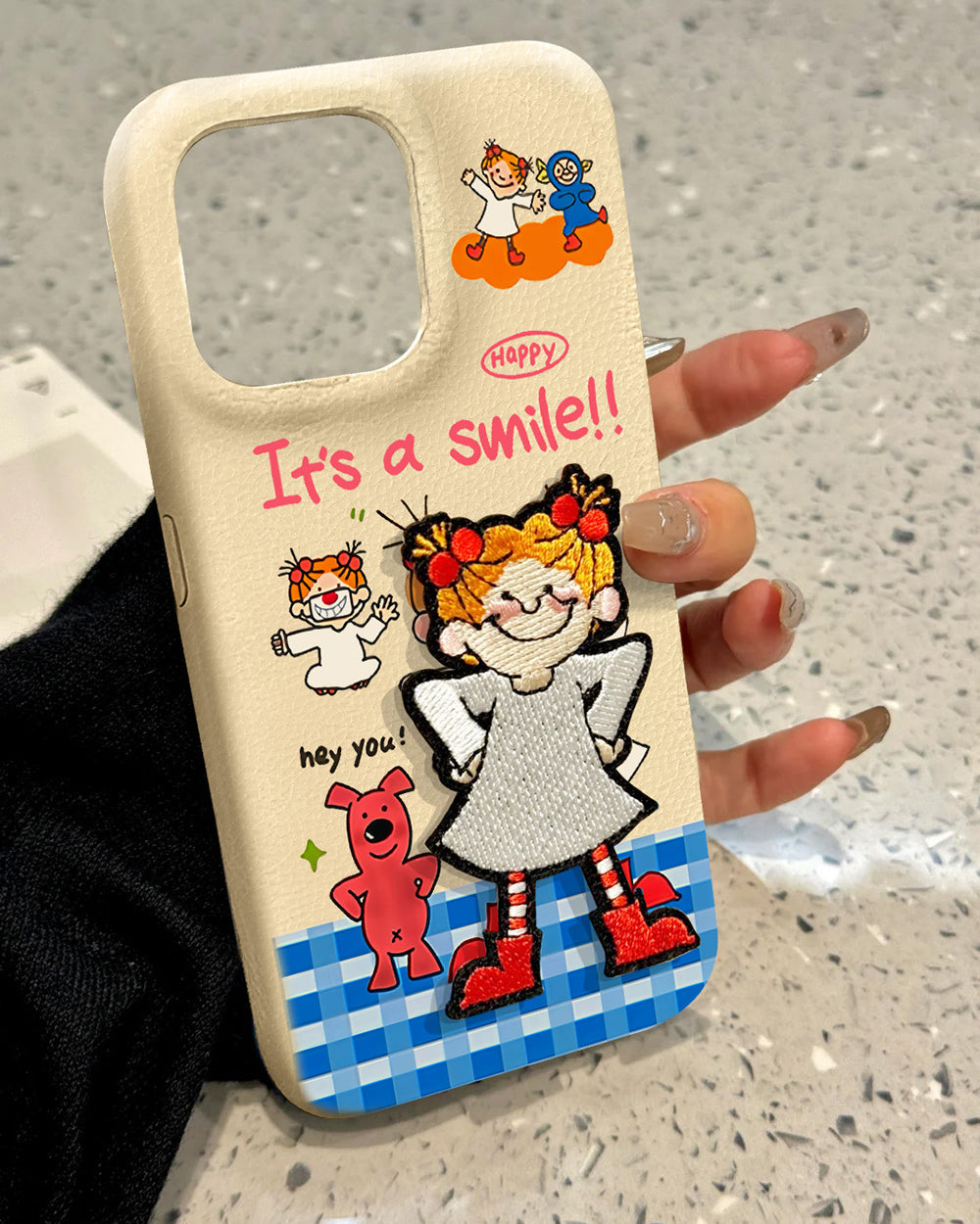 Smile Girl iPhone Case