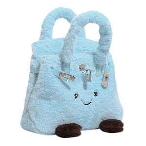 Smiling Face Plush Handbag
