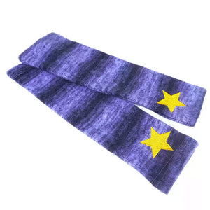 Star Girl Purple Arm Warmers