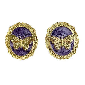 Vintage Style Butterfly Earrings