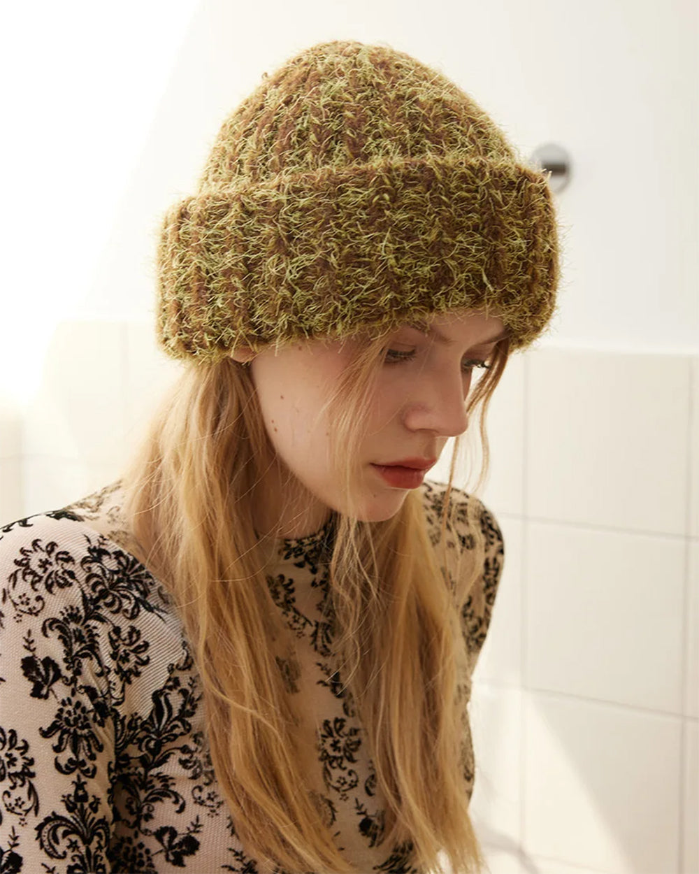 Warm Vibes Fuzzy Knit Beanie