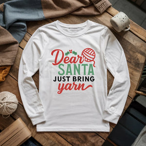 Santa Bring Yarn Long Sleeve T-shirt
