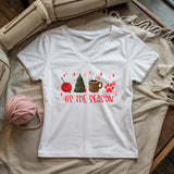 Tis The Season Lady V-neck