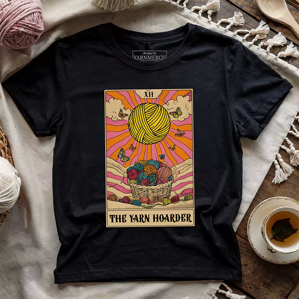 Yarn Hoarder Tarot T-shirt